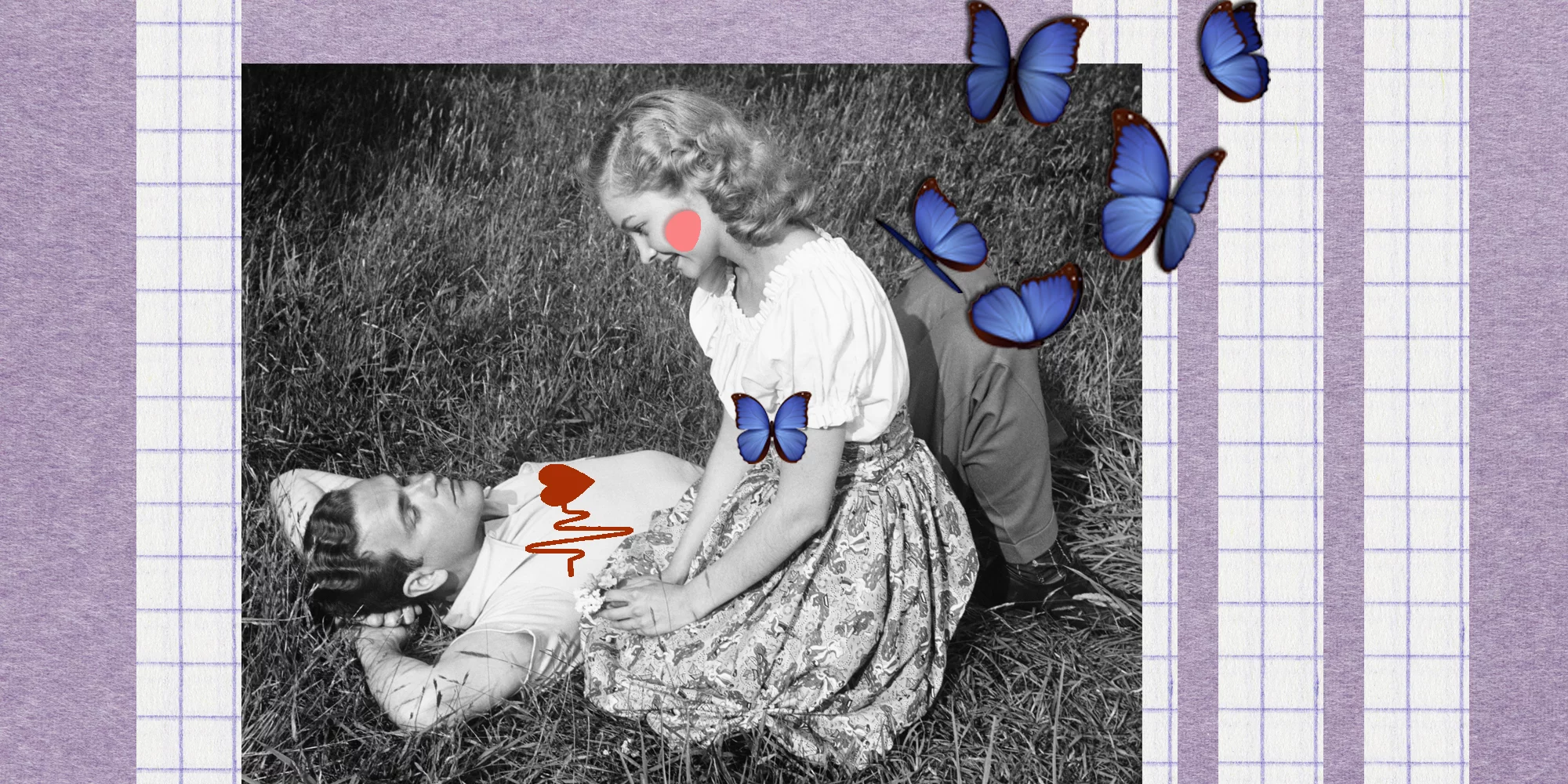 Signes de l amour collage