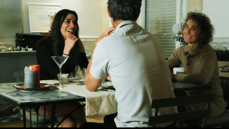 Véronique avec des amis